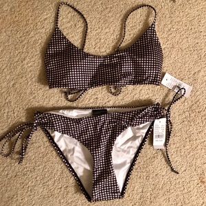 LA Hearts Checkered Pacsun Bikini